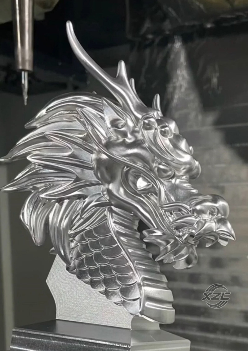 铝制品雕刻龙头