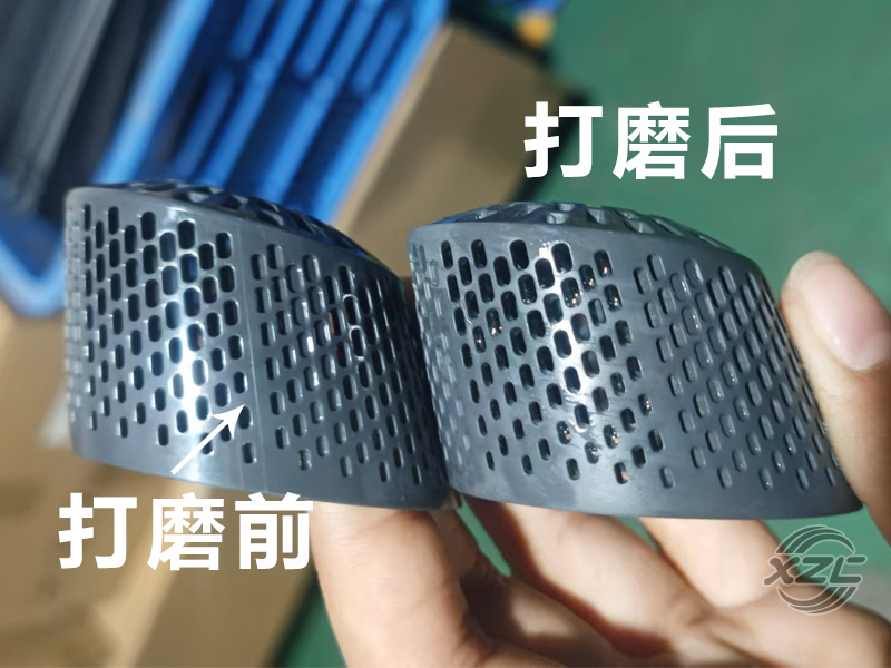 吹风筒网格打磨