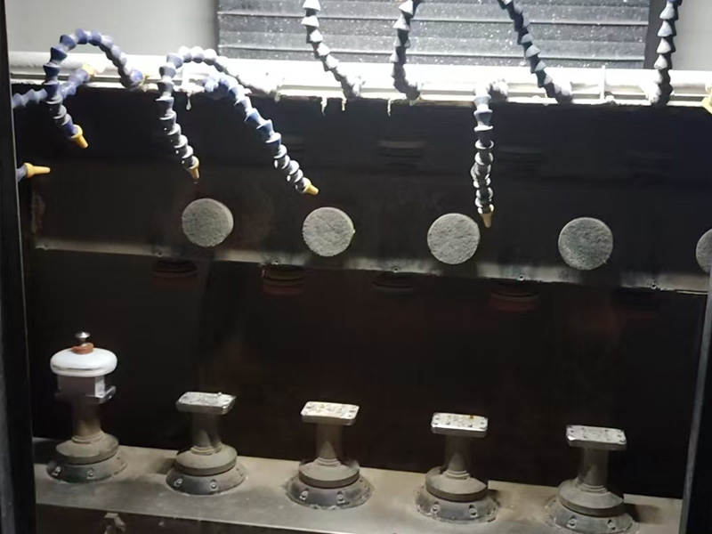 五轴自动化打磨车间